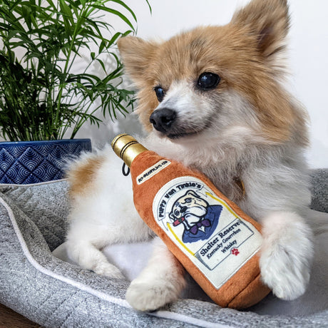 Puppy Van Tinkles Whiskey Dog Toy
