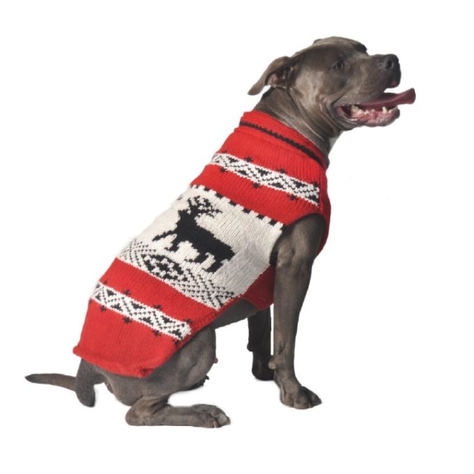 Red Deer Dogs Sweater