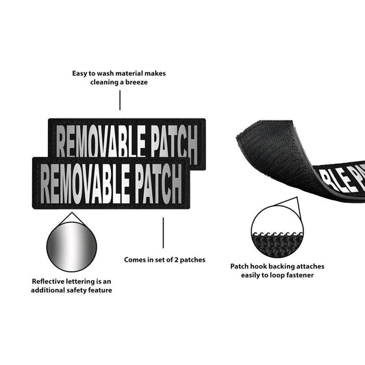 Removable Reflective Patches (Set of 2)