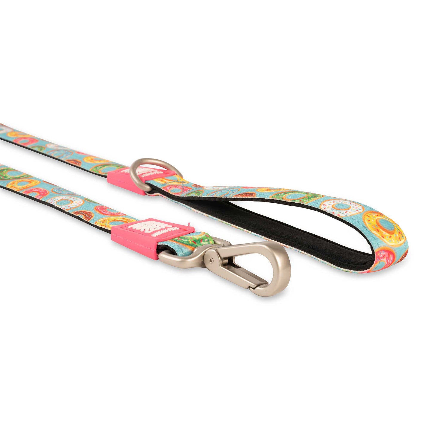 Classic Neoprene Dog Leash - Donuts