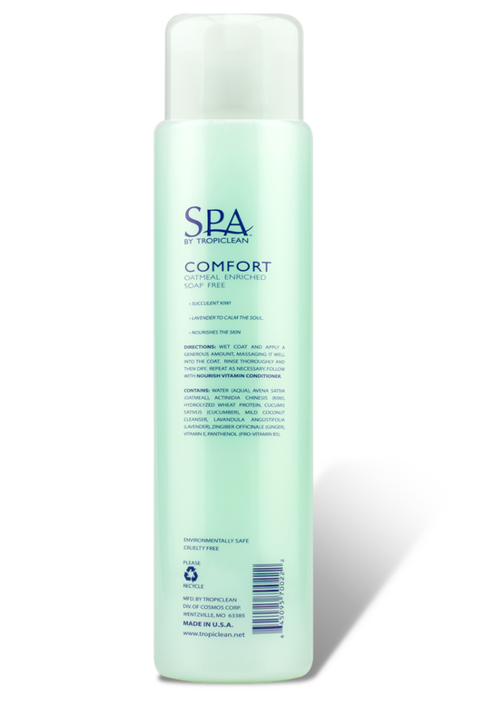 TropiClean Spa Comfort Pet Shampoo (Soothes Skin)