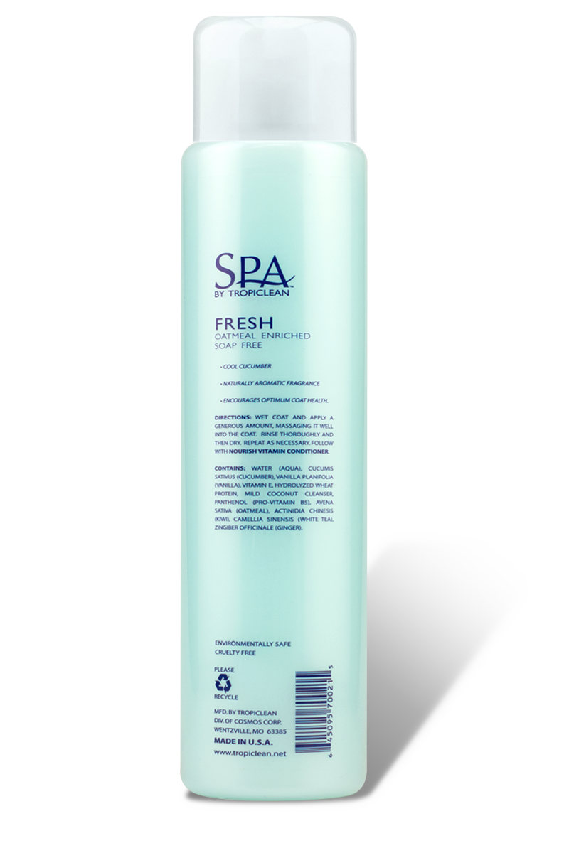 TropiClean Spa Fresh Pet Shampoo (Invigorating Scent)