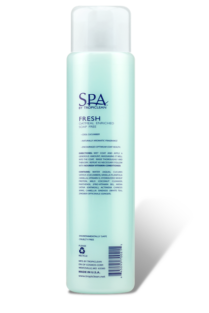 TropiClean Spa Fresh Pet Shampoo (Invigorating Scent)