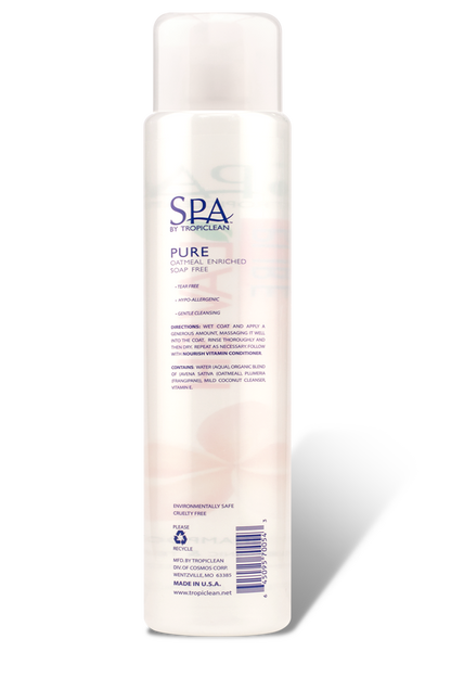 TropiClean Spa Pure Pet Shampoo (Hypoallergenic)