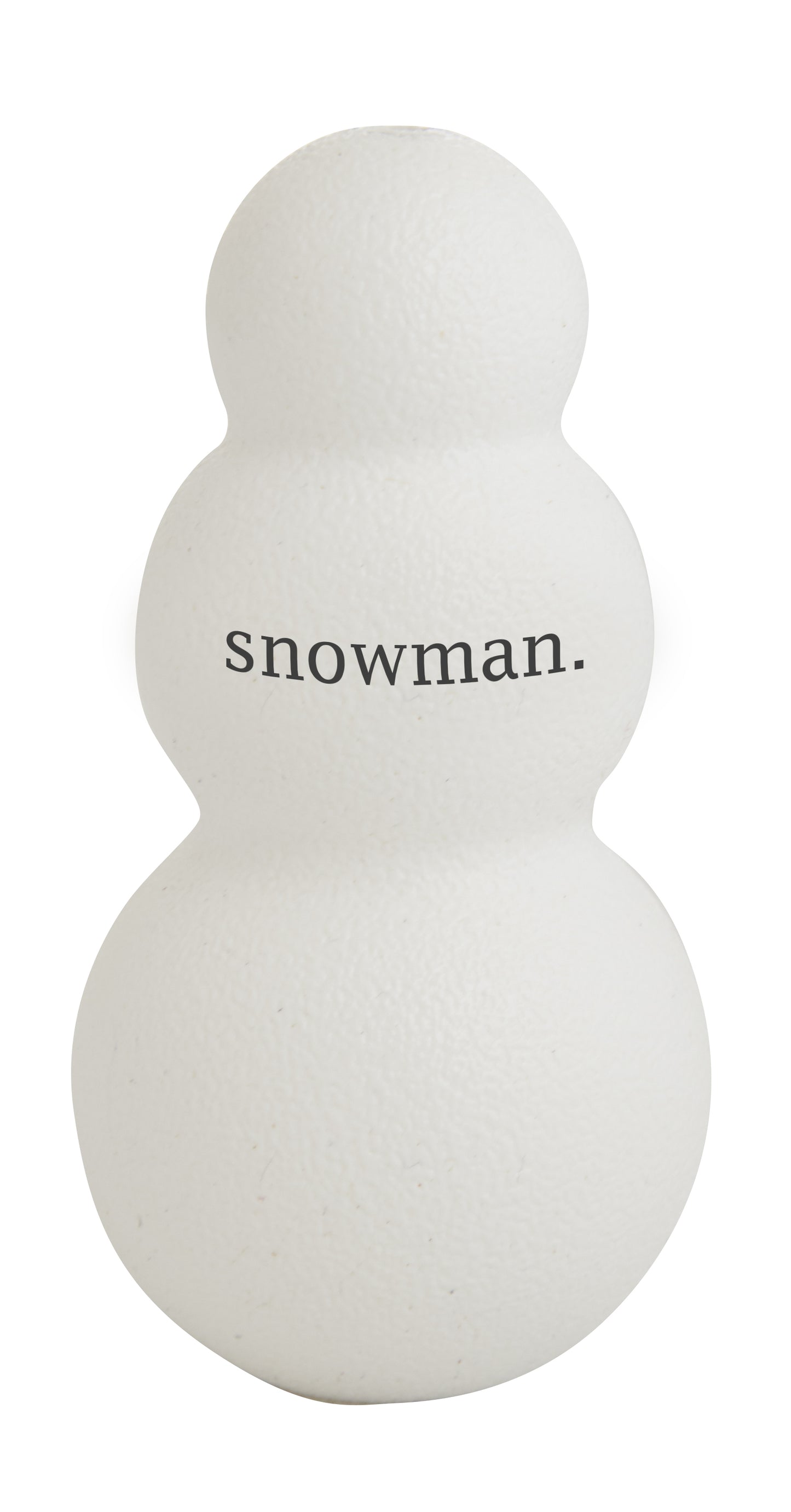 Orbee-Tuff Snowman Dog Toy