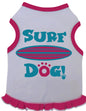 Surf Dog Tank White/Pink