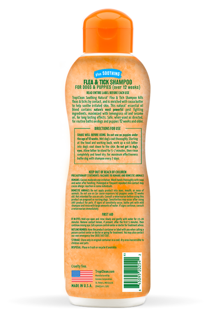 TropiClean Natural Flea & Tick Shampoo (Soothing)