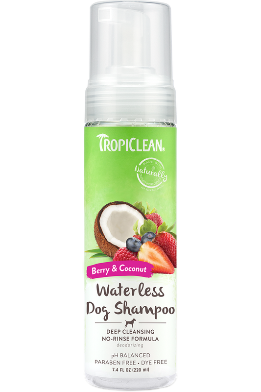 TropiClean Waterless Dog Shampoo Deep Cleaning