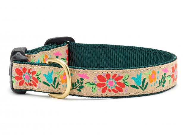 Tapestry Floral Dog Collar