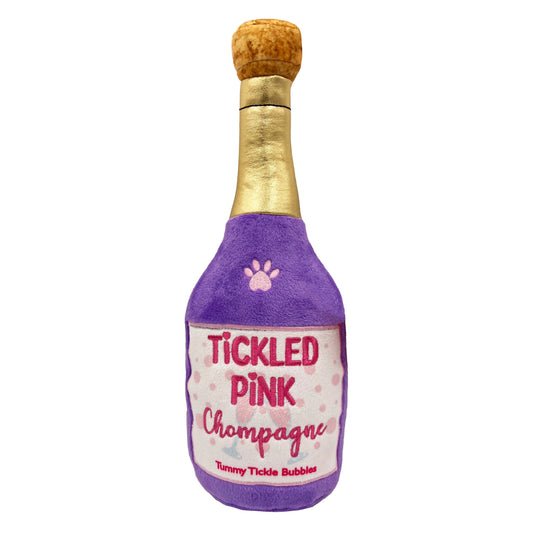 Tickled Pink Chompagne Dog Toy
