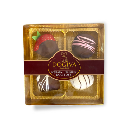 Dogiva Box of Chocolates Dog Toy