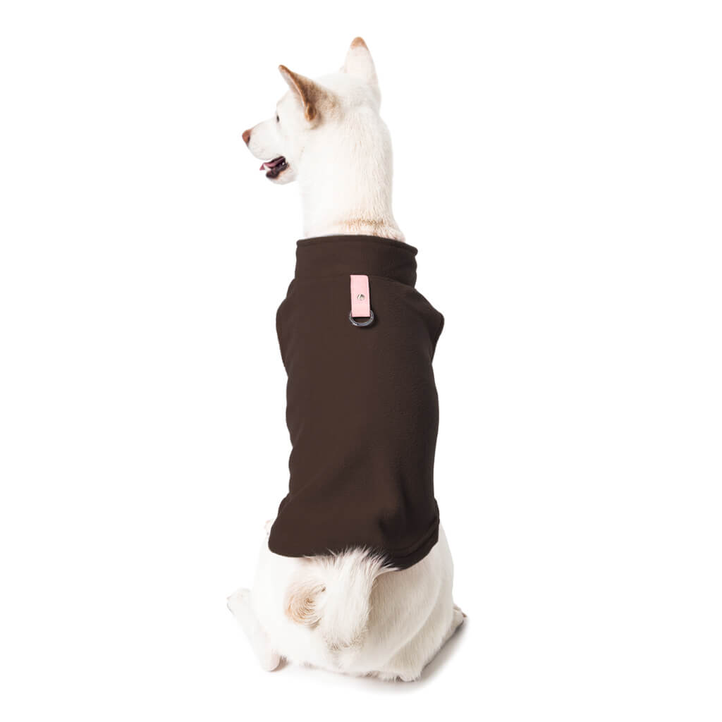 Fleece Vest - Brown