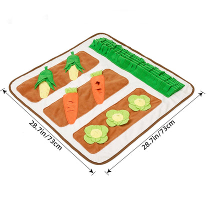 Vegetable Garden Snuffle Mat