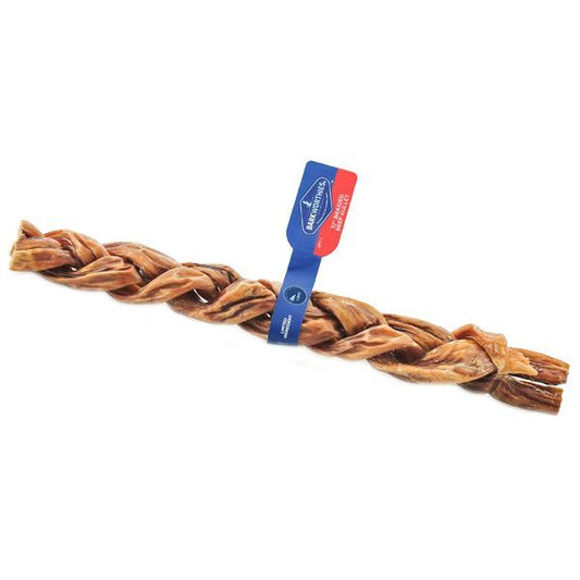 Barkworthies Beef Gullet Braided 12"