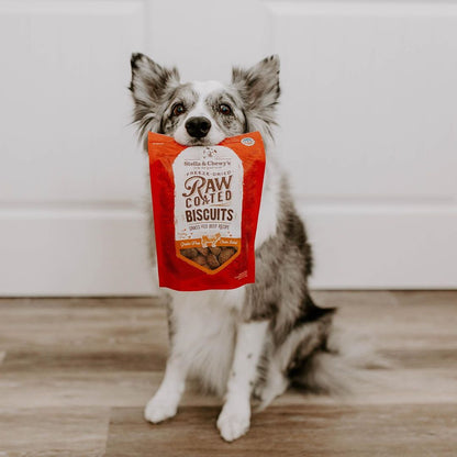 Stella&Chewy's Grass-Fed Beef Raw Coated Biscuits