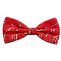 Bone-Dana Red Bow Tie