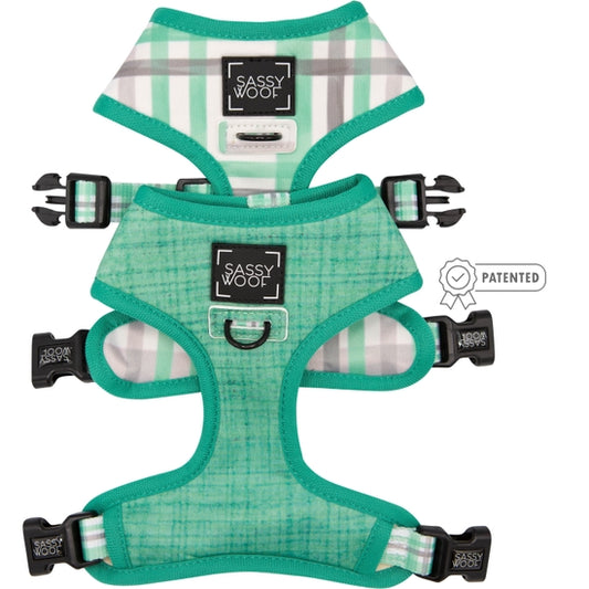 Reversible Dog Harness - Wag Your Teal