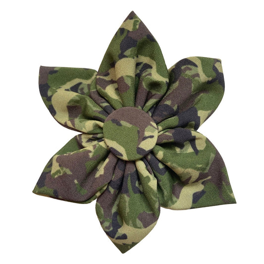 Camo Dogs Green Pinwheel