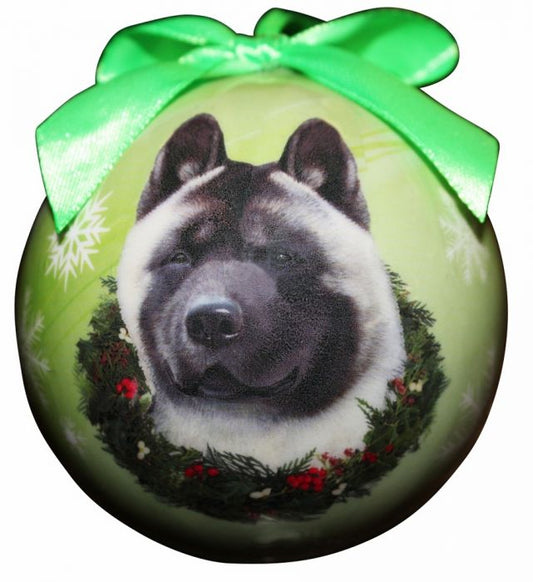 Dog Ornaments Christmas Ball Akita