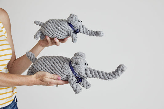 Coco The Elephant Rope Dog Toy