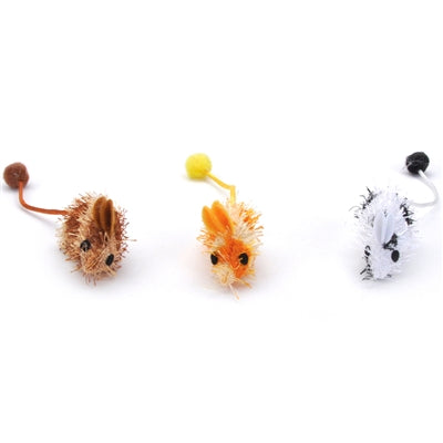 6.75" Spotted Mice Cat Toy