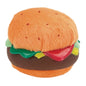 3.5" Plush and Vinyl Hamburger Dog Toy