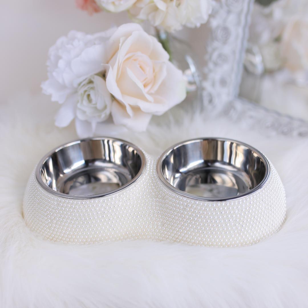 Pearl Dining Dog Bowl