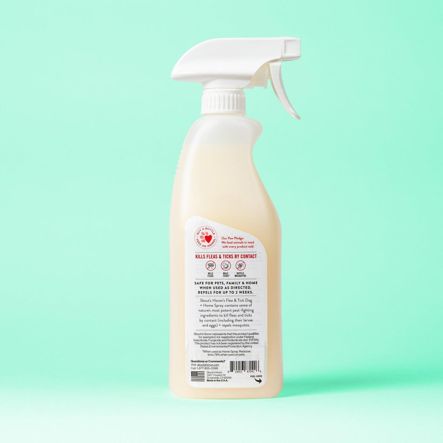Skout's Honor Flea+Tick Dog & Home Spray 28oz