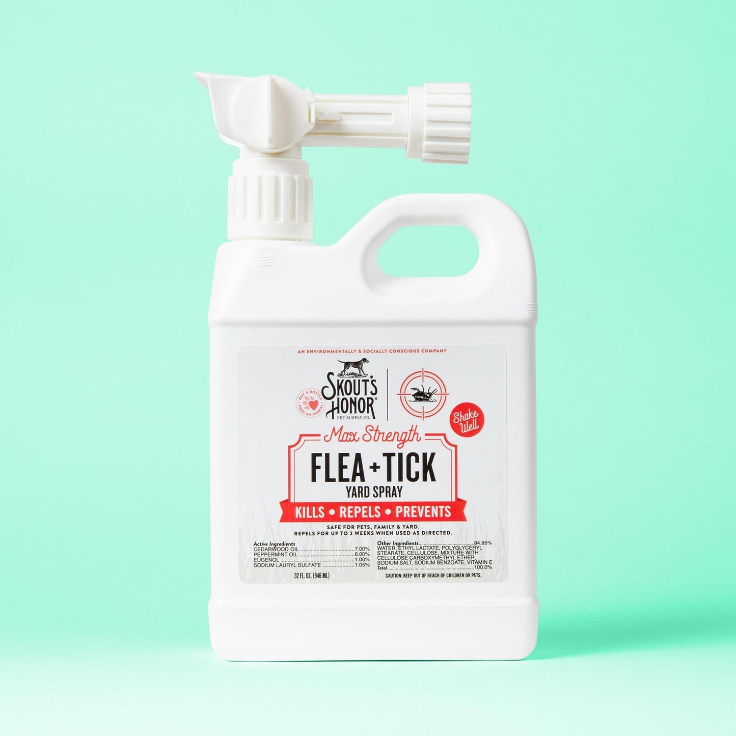 Skout's Honor Flea+Tick Yard Spray (32oz)