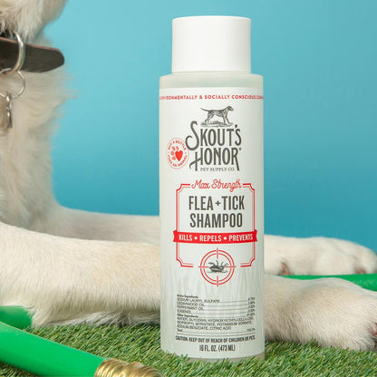 Skout's Honor FLEA+TICK SHAMPOO (16oz)