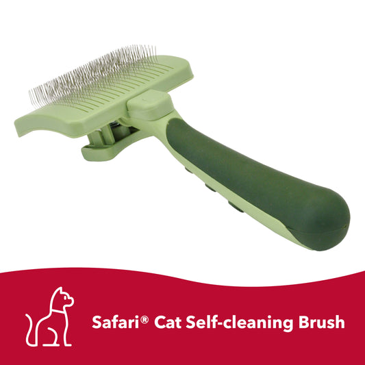 Safari Cat Self Cleaning Slicker Brush