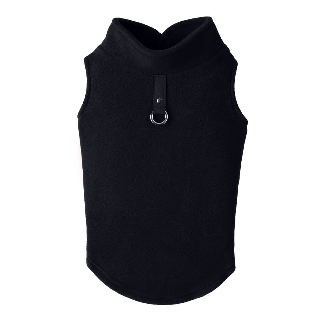 Fleece Vest - Black