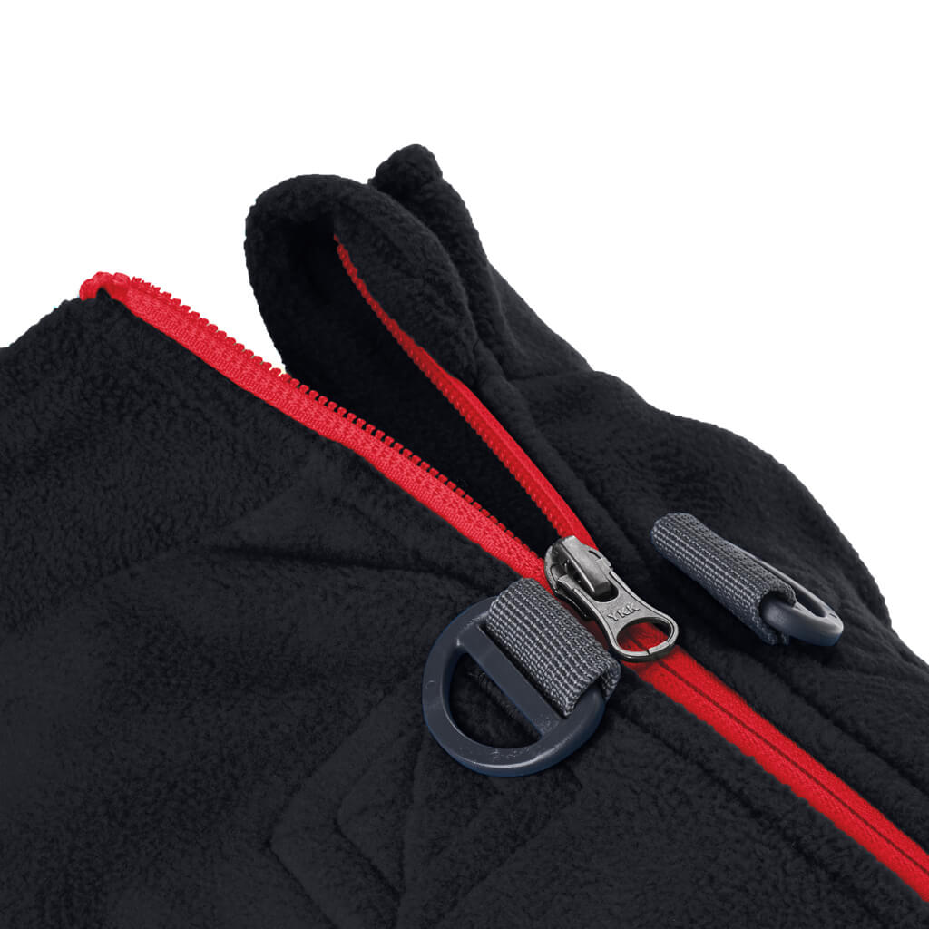 Zip Up Fleece - Black