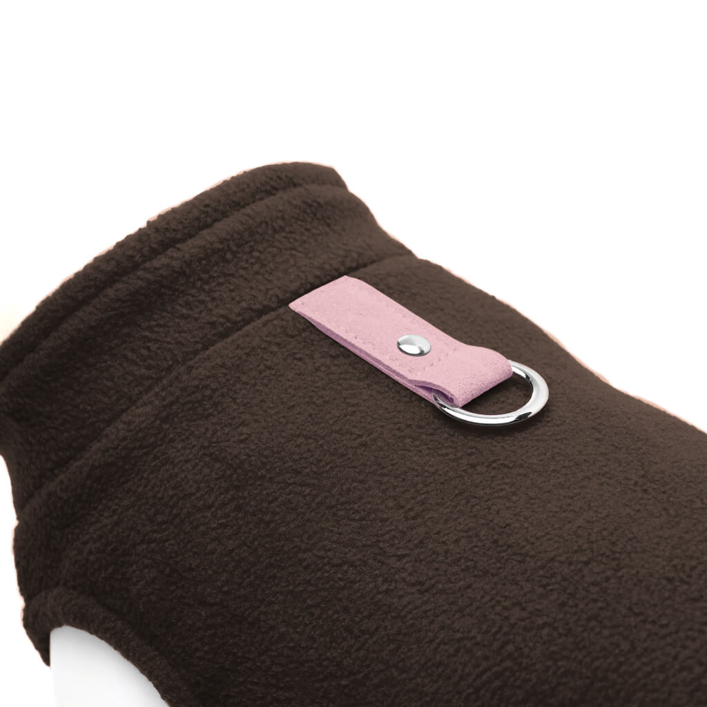 Fleece Vest - Brown
