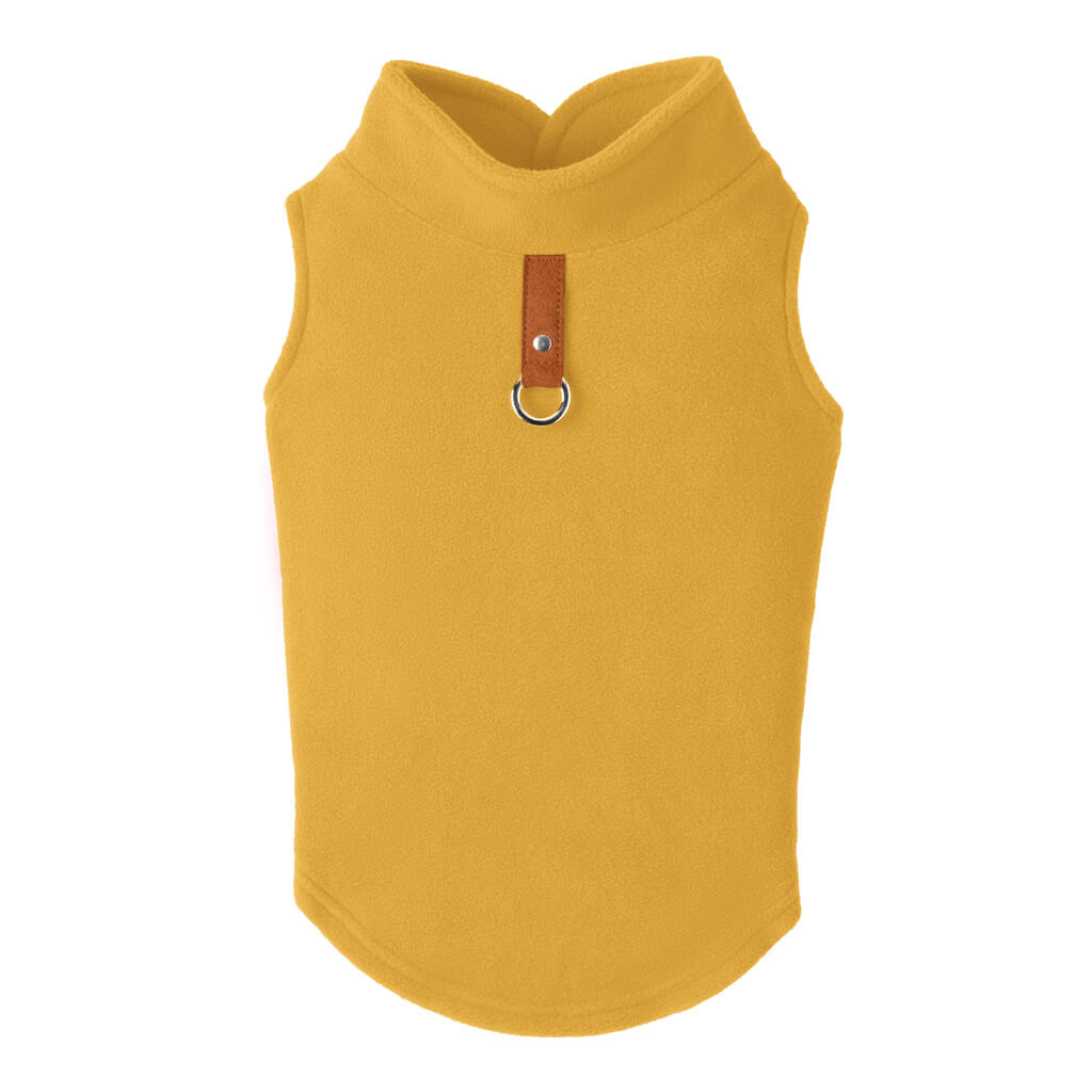 Fleece Vest - Honey Mustard