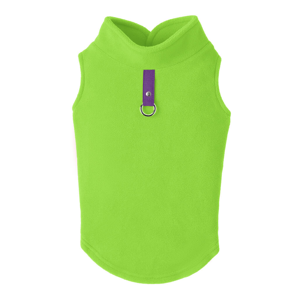 Fleece Vest - Lime