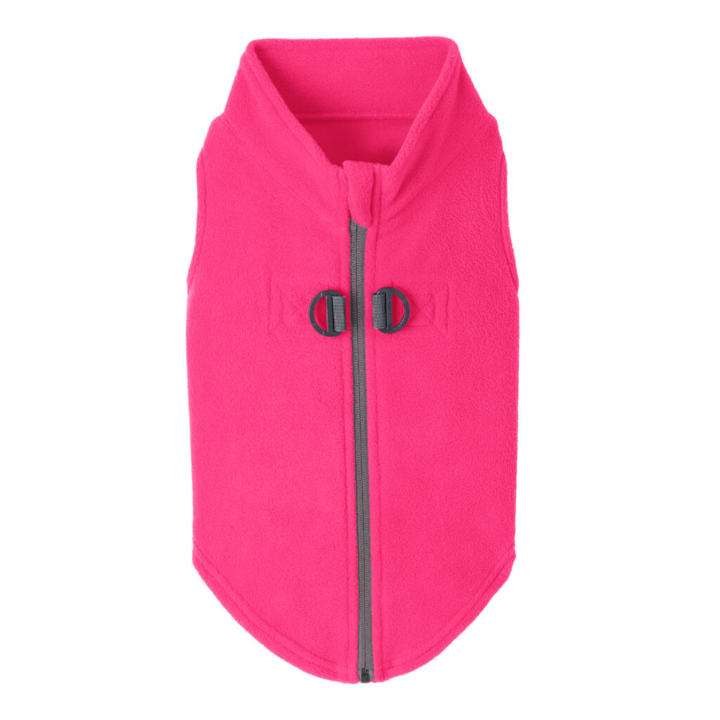 Zip Up Fleece - Pink