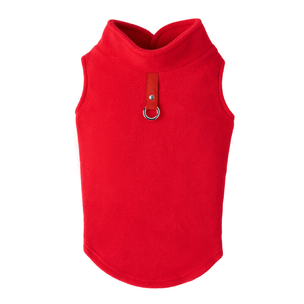 Fleece Vest - Red