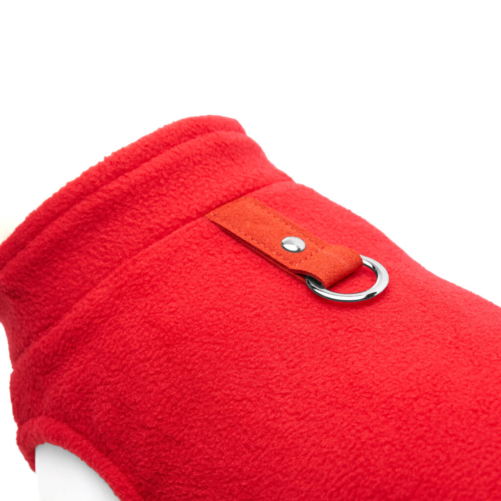 Fleece Vest - Red