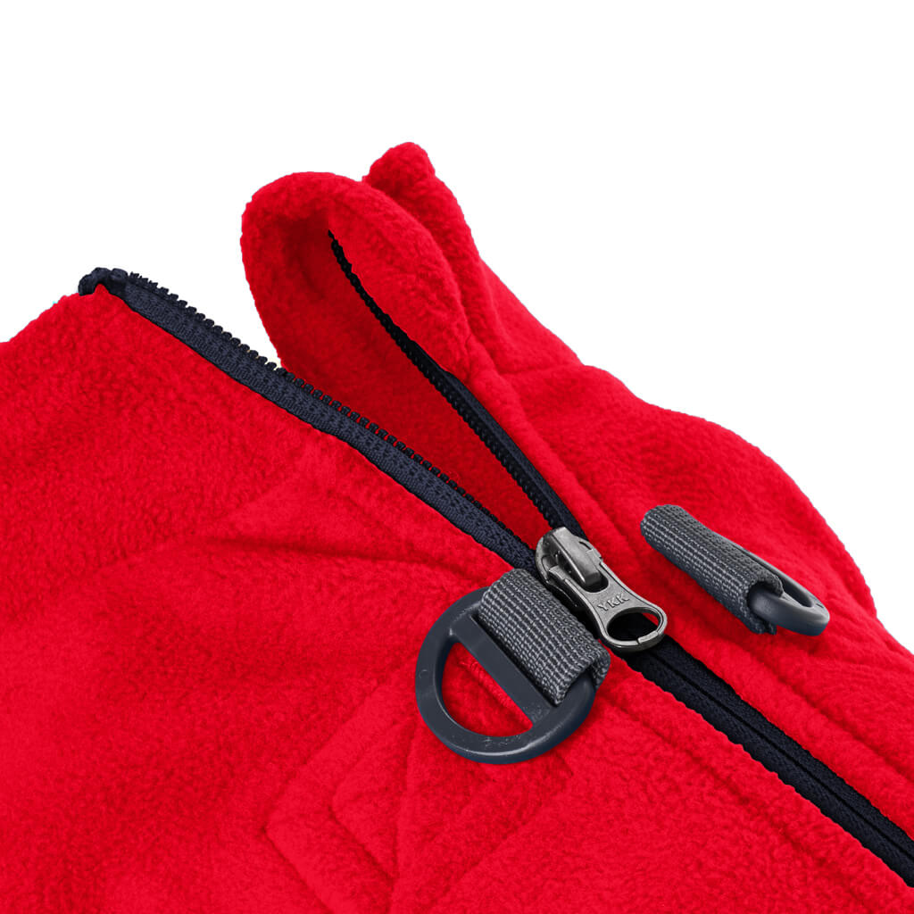 Zip Up Fleece - Red