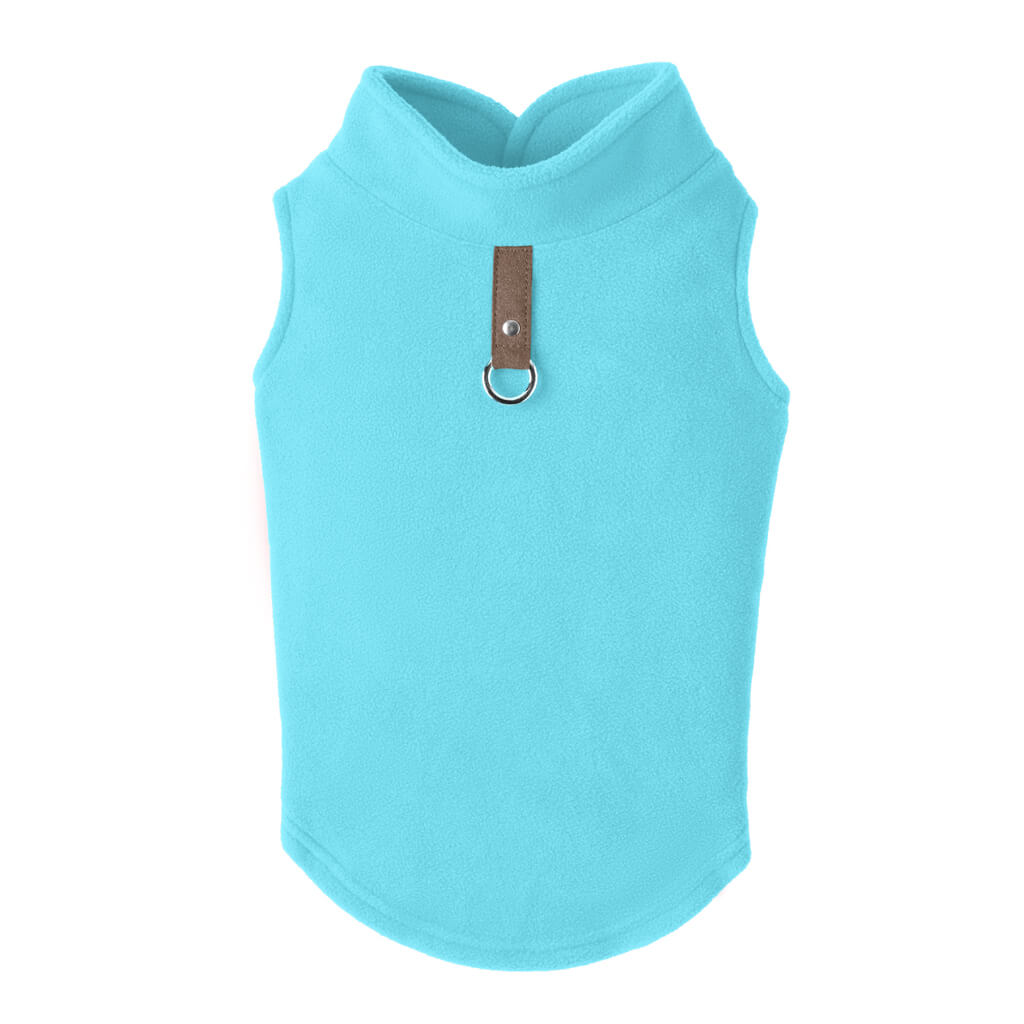 Fleece Vest - Turquoise