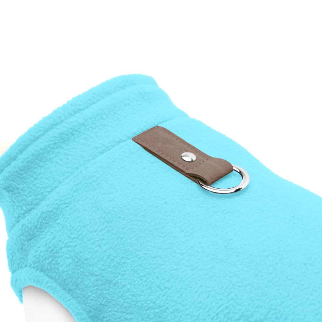 Fleece Vest - Turquoise