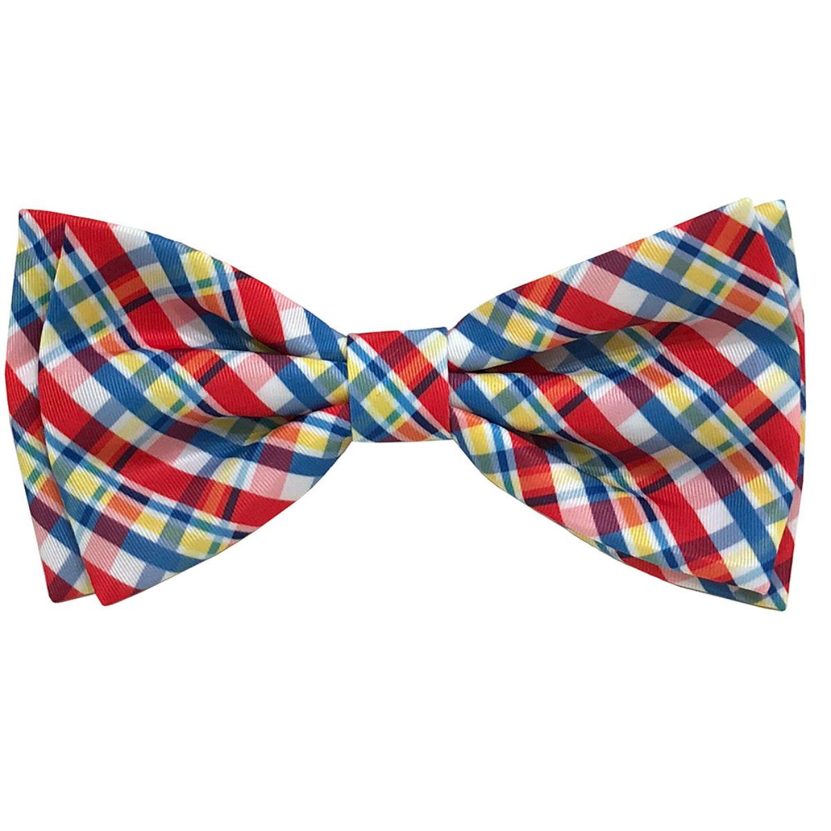 Preppy Plaid Bow Tie