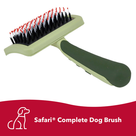 Safari Complete Dog Brush for Longhaired Breeds