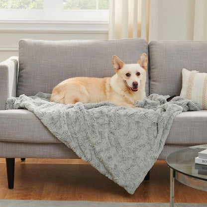 Lux Faux Fur Pet Throw Blanket