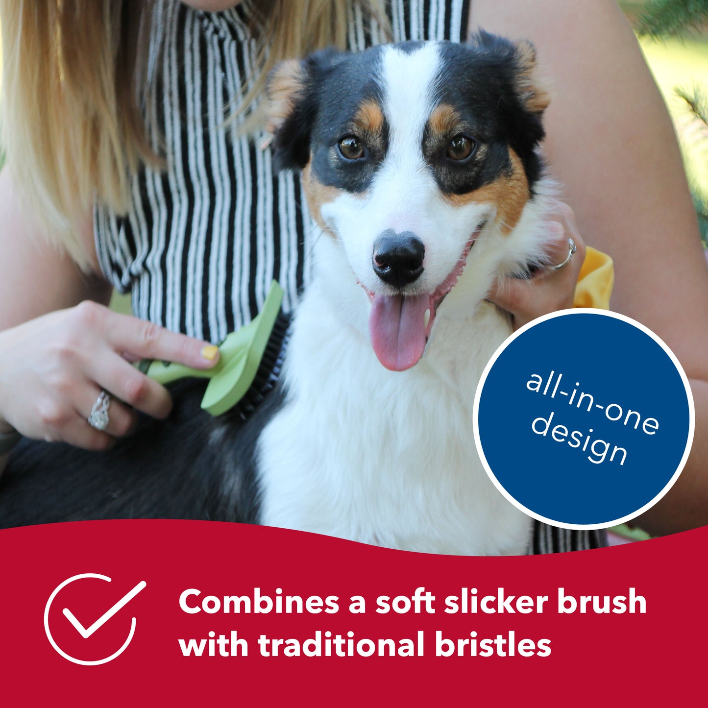 Safari Complete Dog Brush for Longhaired Breeds