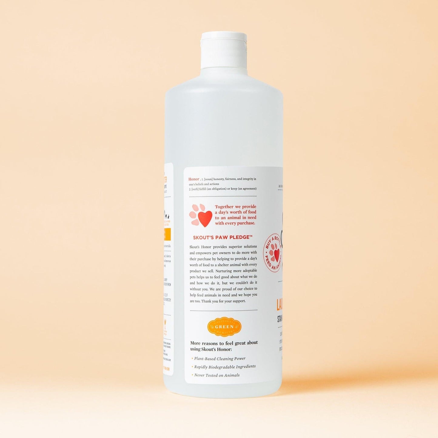 Skouts Honor Dog Laundry Booster Stain & Odor Removal Additive 32oz
