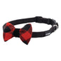 Li'l Pals Microfiber Collar Black with Plaid