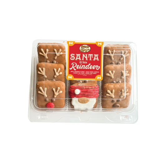 [Bakery Sale] Prepackaged Bakery - Santa and His Reindeer