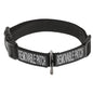 Omega Nylon Flat Collar ( Built-in Hook & Loop Fastener )